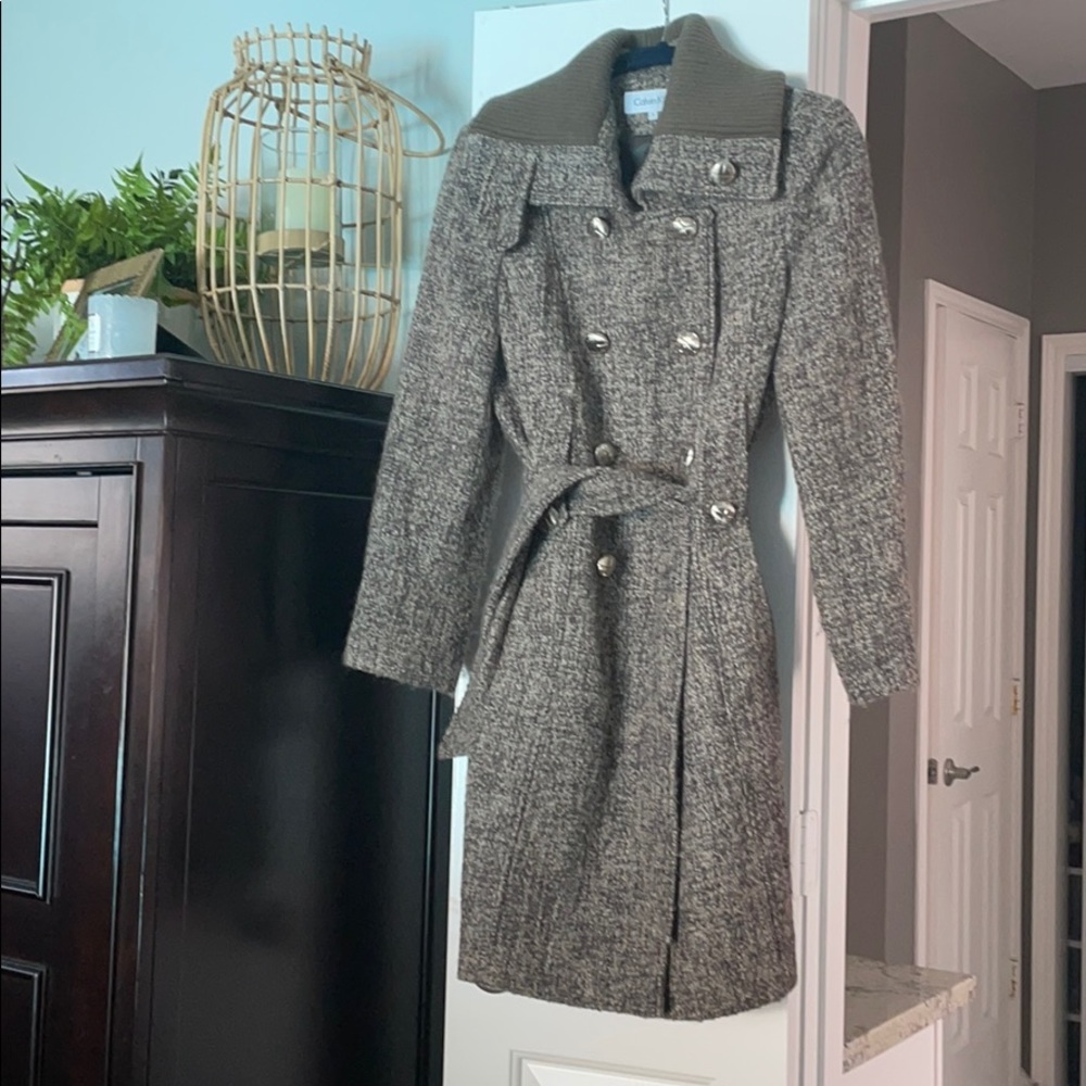 Calvin Klein Wool Trench